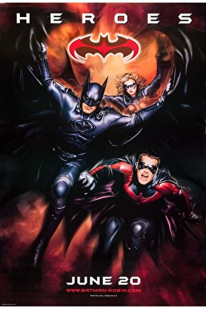 Batman & Robin (1997) 3 ( FOLYO ) - AFİŞ - POSTER-1626