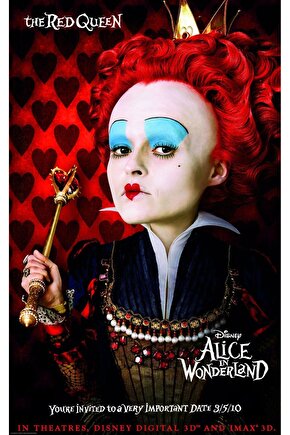 Alice in Wonderland (2010) 2 ( FOLYO ) - AFİŞ - POSTER-1213