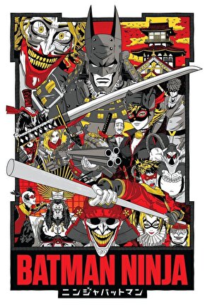 Batman Ninja (2018) 1 ( FOLYO ) - AFİŞ - POSTER-1653