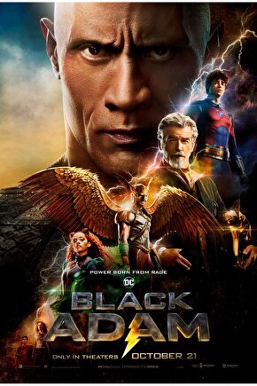 Black Adam (2022) 4 ( FOLYO ) - AFİŞ - POSTER-1779