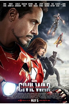 Captain America Civil War (2016) 17 ( FOLYO ) - AFİŞ - POSTER-1979