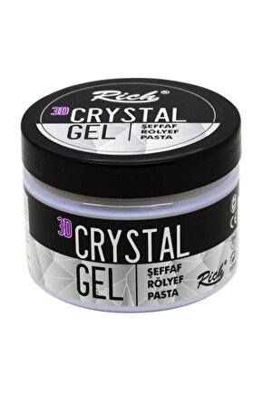 3d Cristal Gel Rölyef Pasta 1377 Şeffaf 150 gr