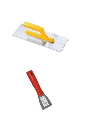 Alçı Mala 35cm+ Spatula 6cm Set