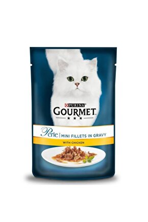 Perle Izgara Tavuklu Yetişkin Kedi Konservesi 85gr