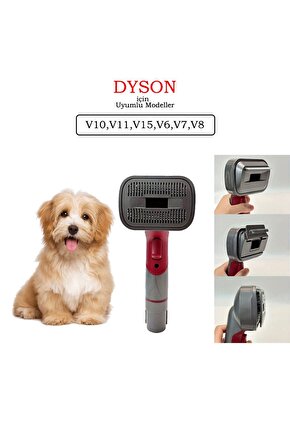 3ü 1 arada Evcil Hayvan Tüy Bakım Fırçası Dyson için uyumlu Bağlantı Adaptörü Dahil