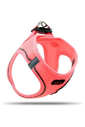 Air-mesh Harness Köpek Göğüs Tasması Neon Pembe S