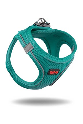 Air-mesh Harness Köpek Göğüs Tasması Zümrüt Yeşili M