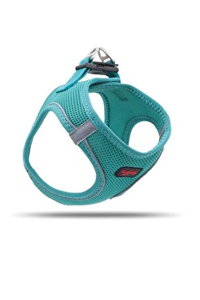 Air-mesh Harness Köpek Göğüs Tasması Zümrüt Yeşili S