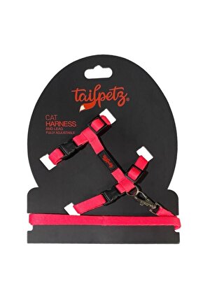 Cat Harness Kedi Göğüs Tasması Pembe