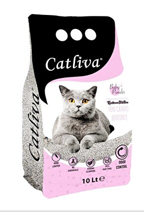 Catliva Bentonit Sabun Kokulu Topaklanan Kedi Kumu 10 Lt - 8684076787519