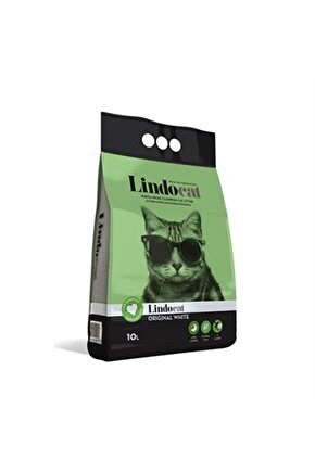 Lindocat Kokusuz Topaklaşan İnce Taneli Kedi Kumu 10 Lt - 8006455001090