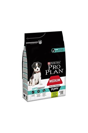 Pro Plan Optidigest Orta Irk Kuzu Etli Yavru Köpek Maması 3 kg