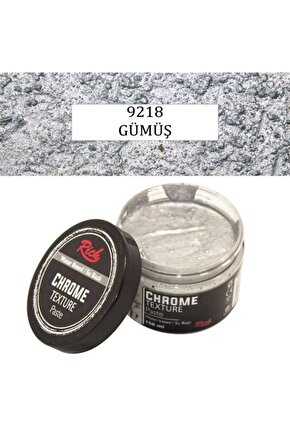 Su Bazlı Chrome Texture Paste 150ml 9218 Gümüş