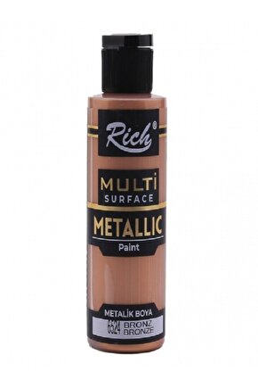 Multi Surface Metallic Paint Metalik Boya (HER YÜZEYDE KULLANILIR) 6524 Bronz