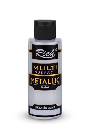 Multi Surface Metallic Paint - Metalik Boya (HER YÜZEYDE KULLANILIR)03710gümüş Silver