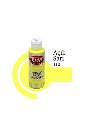 Master Akrilik 120 Cc Açık Sarı