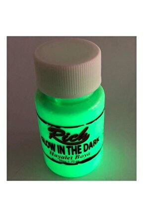 Karanlıkta Parlayan (GLOW İN THE DARK) Hayalet Boya Yeşil 50cc 0503004