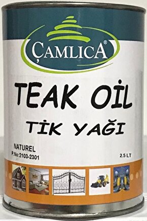 1. Sınıf Teak Oil (tik Yağı) 2.5 Litre