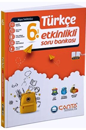 ÇANTA YAYINCILIK 6.SINIF TÜRKÇE ETKİNLİKLİ SORU BANKASI (YENİ)