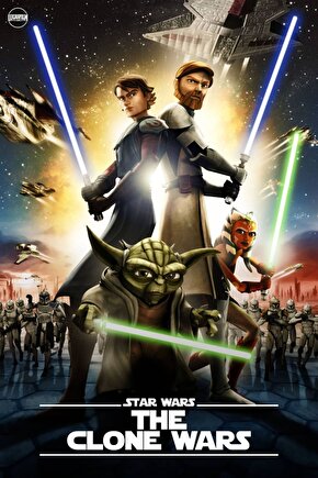 Star Wars The Clone Wars (2008) 2 AFİŞ - POSTER ( FOLYO ) - AFİŞ - POSTER-6125