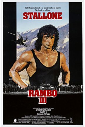 Rambo III (1988) AFİŞ - POSTER ( FOLYO ) - AFİŞ - POSTER