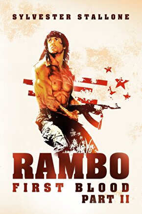 Rambo First Blood Part II (1985) AFİŞ - POSTER ( FOLYO ) - AFİŞ - POSTER-5292