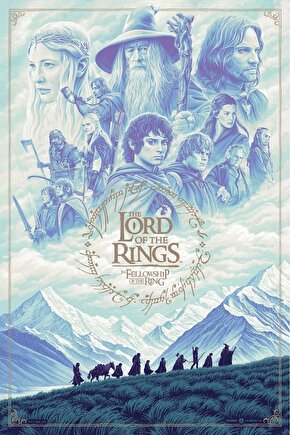 The Lord of the Rings The Fellowship of the Ring 2001 5 POSTER AFİŞ