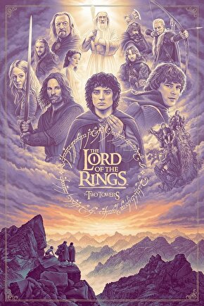 The Lord of the Rings The Two Towers 2002 2 POSTER AFİŞ