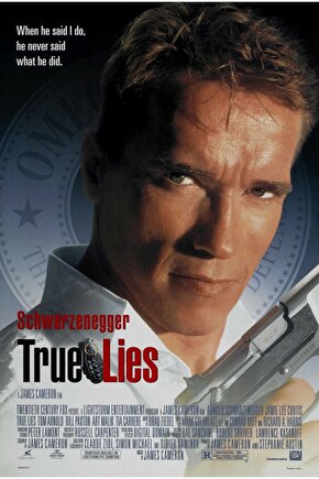 True Lies (1994) AFİŞ - POSTER ( FOLYO ) - AFİŞ - POSTER-8461