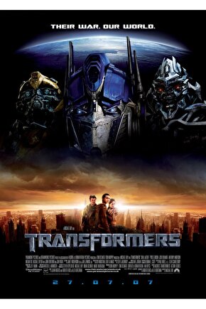 Transformers (2007) 3 AFİŞ - POSTER ( FOLYO ) - AFİŞ - POSTER-8334