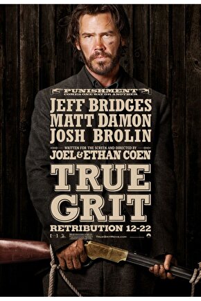 True Grit (2010) 4 AFİŞ - POSTER ( FOLYO ) - AFİŞ - POSTER-8459