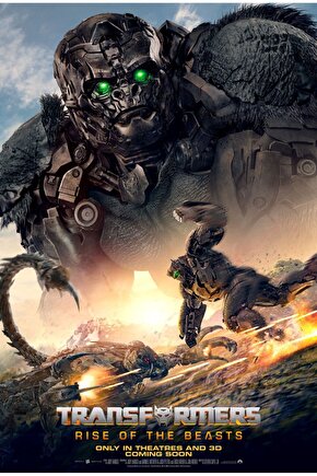 Transformers Rise of the Beasts (2023) 0026 AFİŞ - POSTER ( FOLYO ) - AFİŞ - POSTER-8400