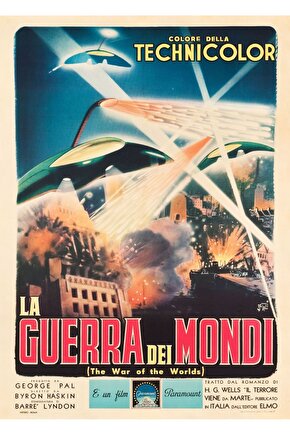 The War of the Worlds (1953) AFİŞ - POSTER ( FOLYO ) - AFİŞ - POSTER-8057