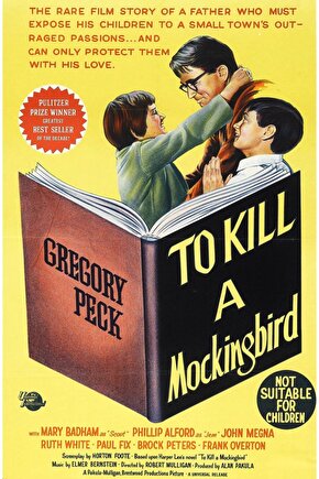 To Kill a Mockingbird (1962) 4 AFİŞ - POSTER ( FOLYO ) - AFİŞ - POSTER-8247