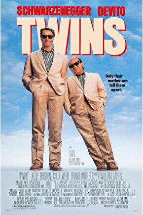 Twins (1988) 1 AFİŞ - POSTER ( FOLYO ) - AFİŞ - POSTER-8482