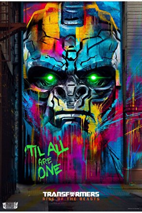 Transformers Rise of the Beasts (2023) 0004 AFİŞ - POSTER ( FOLYO ) - AFİŞ - POSTER-8378