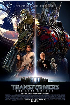 Transformers The Last Knight (2017) 1 AFİŞ - POSTER ( FOLYO ) - AFİŞ - POSTER-8401