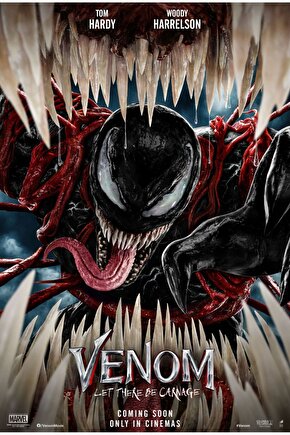 Venom Let There Be Carnage (2021) 10 AFİŞ - POSTER ( FOLYO ) - AFİŞ - POSTER-8602