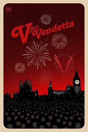 V for Vendetta (2006) 1 AFİŞ - POSTER ( FOLYO ) - AFİŞ - POSTER-8559