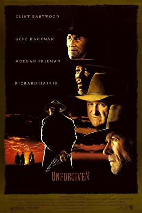 Unforgiven (1992) AFİŞ - POSTER ( FOLYO ) - AFİŞ - POSTER-8534