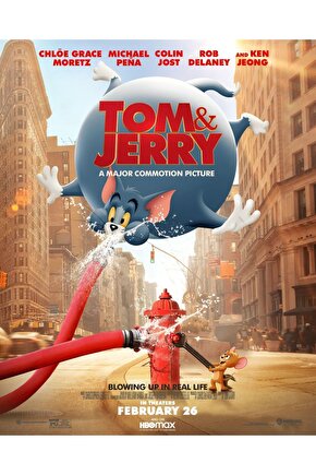 Tom & Jerry (2021) 6 AFİŞ - POSTER ( FOLYO ) - AFİŞ - POSTER-8259