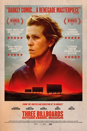 Three Billboards Outside Ebbing, Missouri (2017) 1 AFİŞ - POSTER ( FOLYO ) - AFİŞ - POSTER-8190