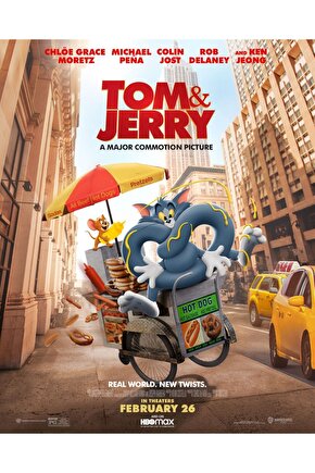 Tom & Jerry (2021) 5 AFİŞ - POSTER ( FOLYO ) - AFİŞ - POSTER-8258