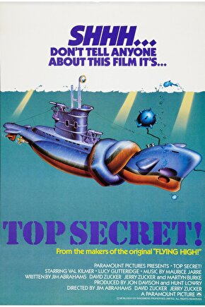 Top Secret! (1984) 1 AFİŞ - POSTER ( FOLYO ) - AFİŞ - POSTER-8290