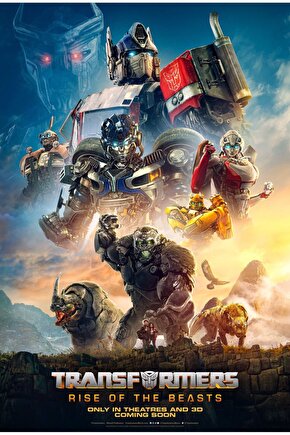 Transformers Rise of the Beasts (2023) 0018 AFİŞ - POSTER ( FOLYO ) - AFİŞ - POSTER-8392