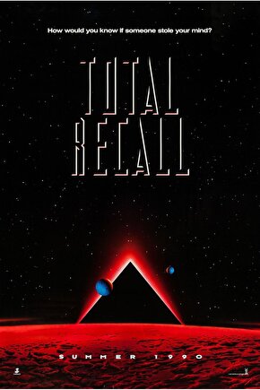 Total Recall (1990) AFİŞ - POSTER ( FOLYO ) - AFİŞ - POSTER-8297