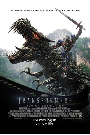 Transformers Age of Extinction (2014) 6 AFİŞ - POSTER ( FOLYO ) - AFİŞ - POSTER-8341