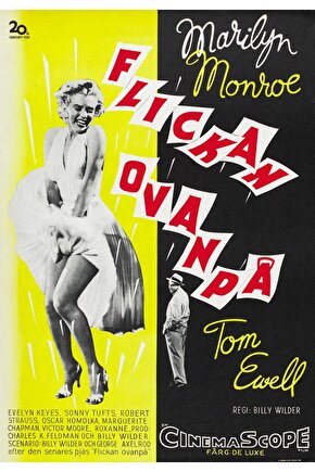 The Seven Year Itch (1955) 4 AFİŞ - POSTER ( FOLYO ) - AFİŞ - POSTER-7845