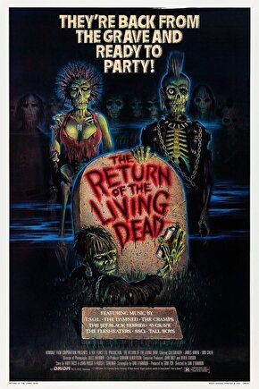 The Return of the Living Dead (1985) 1 AFİŞ - POSTER ( FOLYO ) - AFİŞ - POSTER-7795