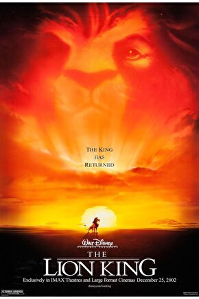 The Lion King (1994) 6 AFİŞ - POSTER ( FOLYO ) - AFİŞ - POSTER-7436